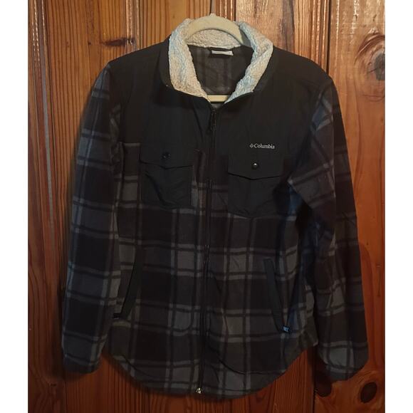 COLUMBIA Mens Benton Springs Overlay Fleece Jacket Size Small - Picture 1 of 3